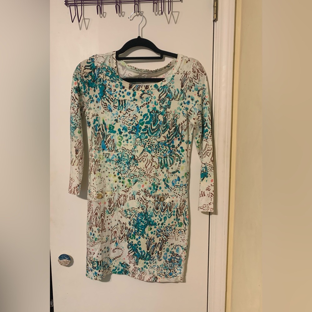 Lily Pulitzer women’s size XS Abstract Print Women's Cotton Dress
